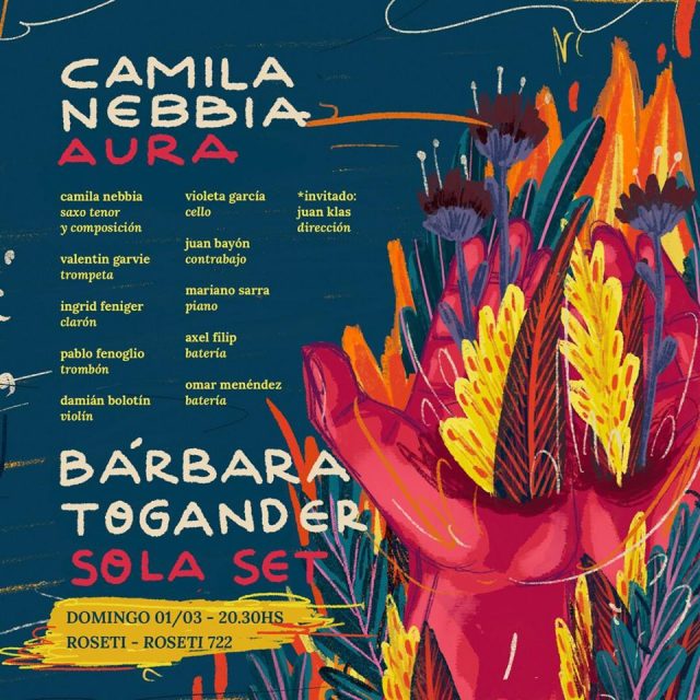 Camila Nebbia irradia su "Aura" en Roseti 5 camila flyer